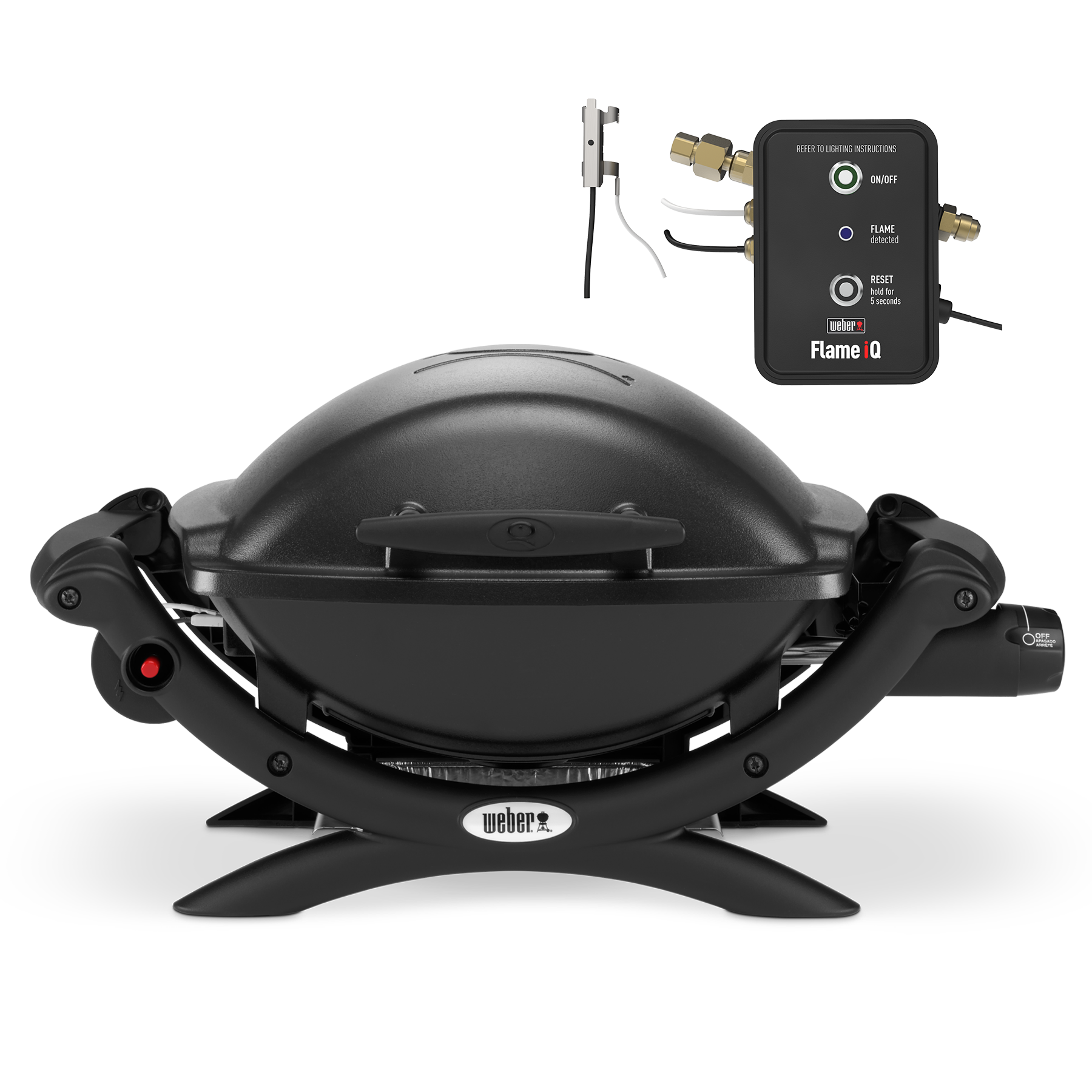 Weber® Baby Q® (Q1000 - Classic 2nd Gen) Gas Barbecue with Flame iQ® image number 0